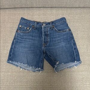 Levi’s 501 Blue Denim Shorts Size 24